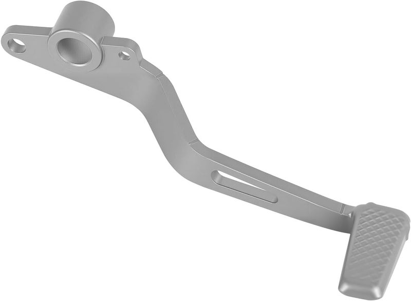 PIKPOP Rear Brake Lever for 2018-2025 Ninja 400, Ninja 500, Z400, Z500, Ninja e-1 ABS, Motorcycle Foot Pedal Accessories Replacement (Silver) - Image 1